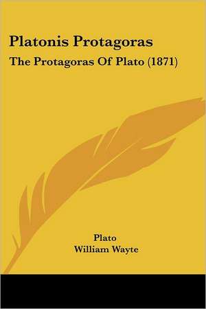 Platonis Protagoras de Plato