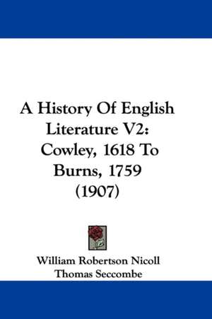 A History Of English Literature V2 de William Robertson Nicoll