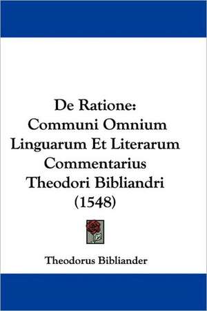 De Ratione de Theodorus Bibliander