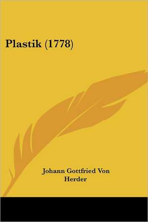 Plastik (1778) de Johann Gottfried Von Herder