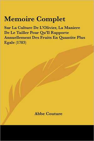 Memoire Complet de Abbe Couture