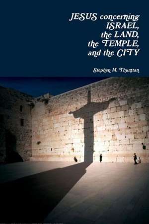 Jesus Concerning Israel, the Land, the Temple, and the City de Stephen Thurstan