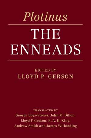 Plotinus: The Enneads de Lloyd P. Gerson