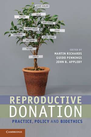 Reproductive Donation: Practice, Policy and Bioethics de Martin Richards