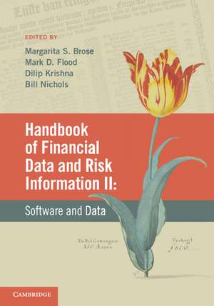 Handbook of Financial Data and Risk Information II: Volume 2: Software and Data de Margarita S. Brose