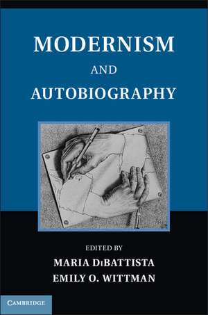 Modernism and Autobiography de Maria DiBattista