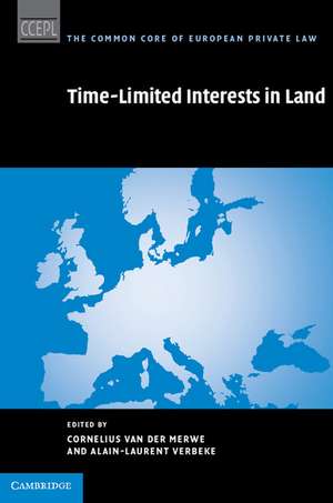 Time Limited Interests in Land de Cornelius Van Der Merwe