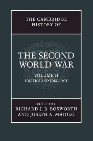 The Cambridge History of the Second World War de Richard Bosworth