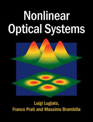 Nonlinear Optical Systems de Luigi Lugiato