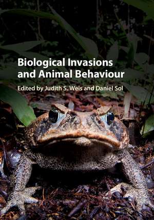 Biological Invasions and Animal Behaviour de Judith S. Weis