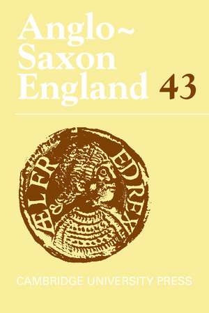 Anglo-Saxon England: Volume 43 de Rosalind Love