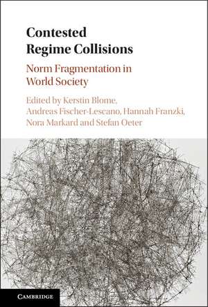 Contested Regime Collisions: Norm Fragmentation in World Society de Kerstin Blome