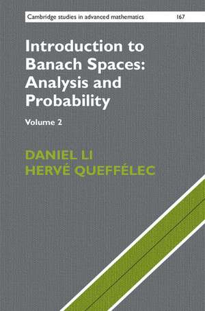 Introduction to Banach Spaces: Analysis and Probability de Daniel Li