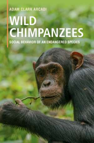 Wild Chimpanzees de Adam Clark Arcadi