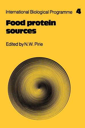 Food Protein Sources de N. W. Pirie