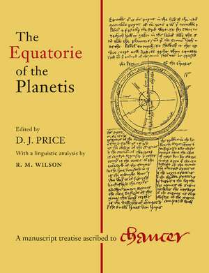 Equatorie of Planetis de Price