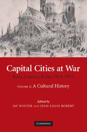 Capital Cities at War: Volume 2, A Cultural History: Paris, London, Berlin 1914–1919 de Jay Winter