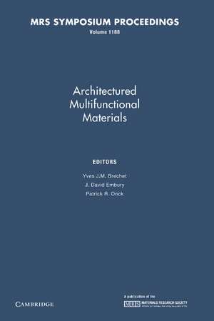 Architectured Multifunctional Materials de Yves J. M. Brechet