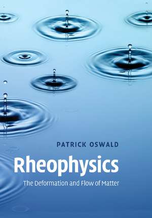 Rheophysics: The Deformation and Flow of Matter de Patrick Oswald