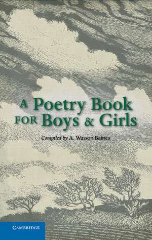 A Poetry Book for Boys and Girls de E. Watson Bain