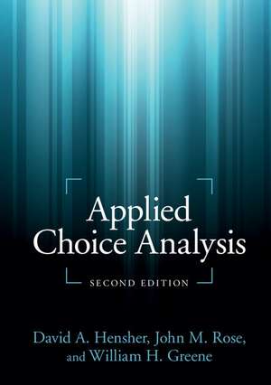 Applied Choice Analysis de David A. Hensher