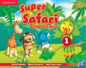 Super Safari American English Level 1 Student's Book with DVD-ROM de Herbert Puchta