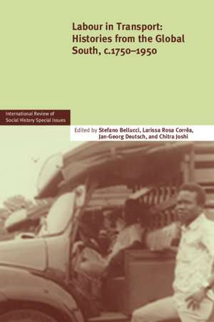 Labour in Transport: Histories from the Global South, c.1750–1950 de Stefano Bellucci