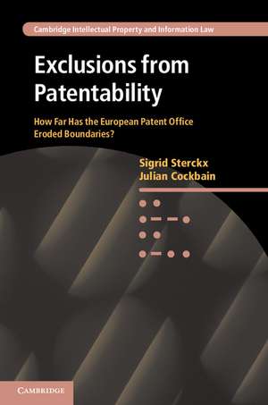 Exclusions from Patentability: How Far Has the European Patent Office Eroded Boundaries? de Sigrid Sterckx