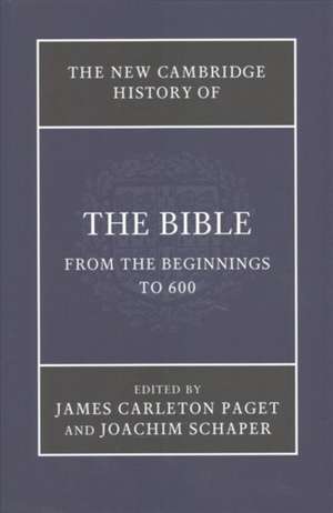 The New Cambridge History of the Bible 4 Volume Set de James Carleton Paget