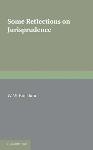 Some Reflections on Jurisprudence de W. W. Buckland