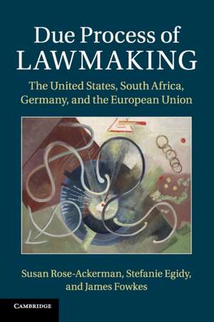 Due Process of Lawmaking: The United States, South Africa, Germany, and the European Union de Susan Rose-Ackerman