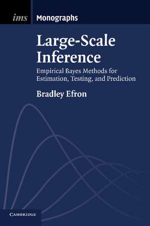 Large-Scale Inference: Empirical Bayes Methods for Estimation, Testing, and Prediction de Bradley Efron