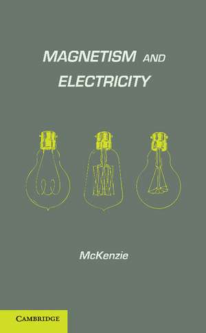 Magnetism and Electricity de A. E. E. McKenzie