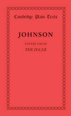 Papers from the Idler de Samuel Johnson