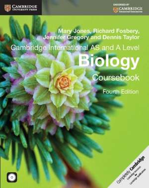 Cambridge International AS and A Level Biology Coursebook with CD-ROM de Mary Jones