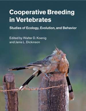 Cooperative Breeding in Vertebrates: Studies of Ecology, Evolution, and Behavior de Walter D. Koenig