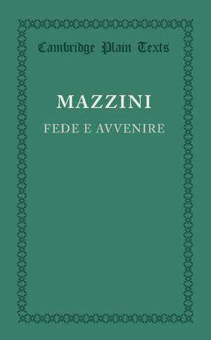 Fede e avvenire de Giuseppe Mazzini