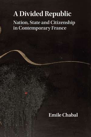 A Divided Republic: Nation, State and Citizenship in Contemporary France de Emile Chabal