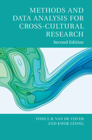 Methods and Data Analysis for Cross-Cultural Research de Fons J. R. van de Vijver