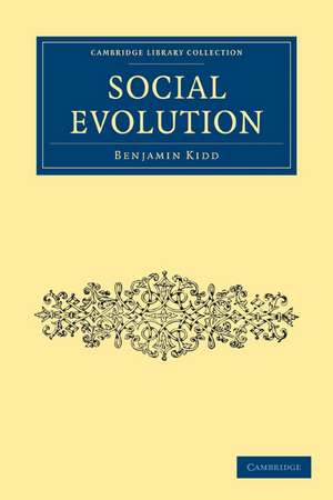 Social Evolution de Benjamin Kidd