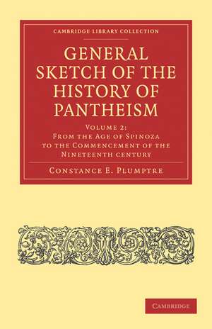 General Sketch of the History of Pantheism de Constance E. Plumptre