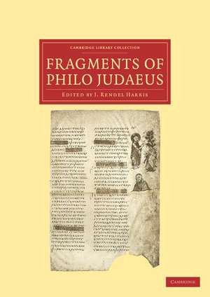 Fragments of Philo Judaeus de J. Rendel Harris