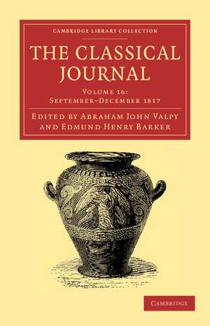 The Classical Journal de Abraham John Valpy