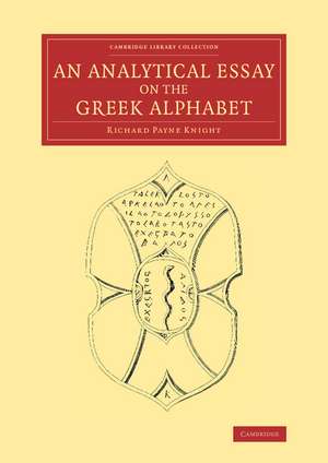 An Analytical Essay on the Greek Alphabet de Richard Payne Knight