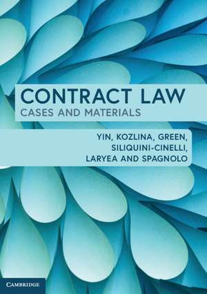 Contract Law: Cases and Materials de Kenneth Yin