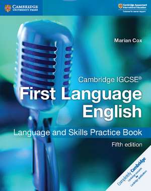 First Language English de Marian Cox