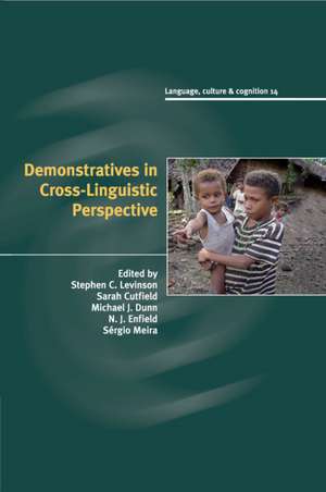 Demonstratives in Cross-Linguistic Perspective de Stephen C. Levinson