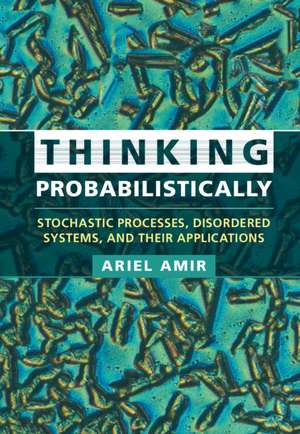 Thinking Probabilistically: Stochastic Processes, Disordered Systems, and Their Applications de Ariel Amir