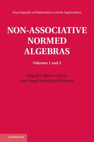 Non-Associative Normed Algebras 2 Volume Hardback Set de Miguel Cabrera García