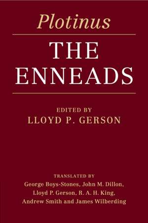 Plotinus: The Enneads de Lloyd P. Gerson